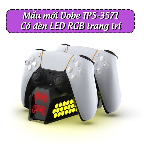 Đế sạc tay cầm PS5, Dock sạc tay cầm PS5 DualSense - PlayStation 5 Dobe