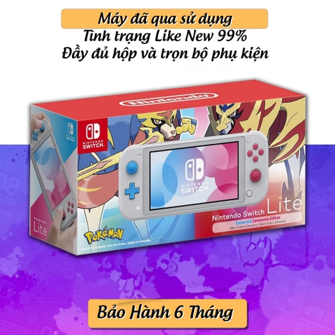 Máy game Nintendo Switch Lite - Màu Cool Blue, bảo hành 12 tháng kèm quà tặng