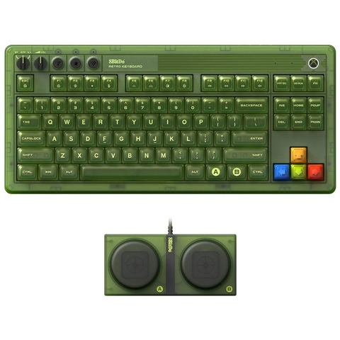 Bàn Phím Cơ 8BitDo Mecha BREAK có LED RGB, Bluetooth/2.4G/USB-C, Hot Swap, Aluminum Plate