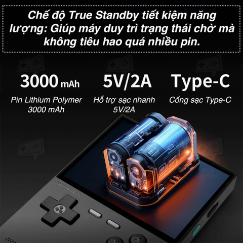Máy chơi game cầm tay Trimui Brick Game Retro điện tử cổ điển NES, SNES, SFC, PSP, PS1, GB, NDS, N64