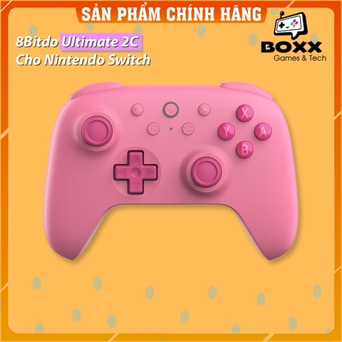 Tay cầm 8Bitdo Ultimate 2C Bluetooth Controller cho Nintendo Switch hỗ trợ Wake Up, Motion Control