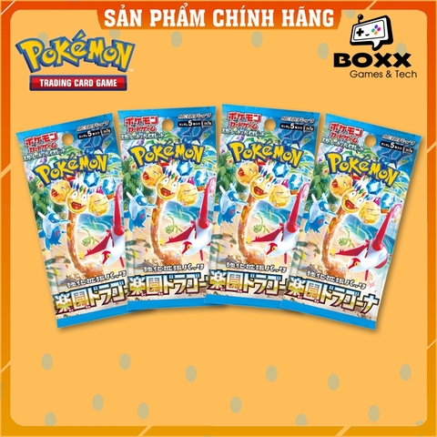 Thẻ bài Pokemon TCG Scarlet & Violet Paradise Dragona SV7a Bản Nhật chính hãng