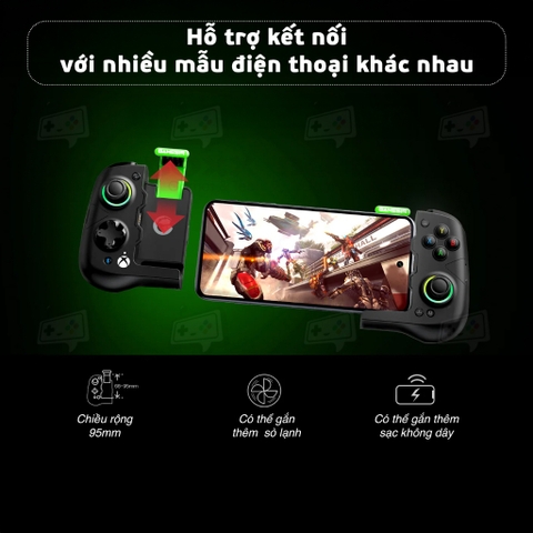 Tay Cầm GameSir X4 Aileron Bluetooth Mobile Gaming Controller cho Điện Thoại Android