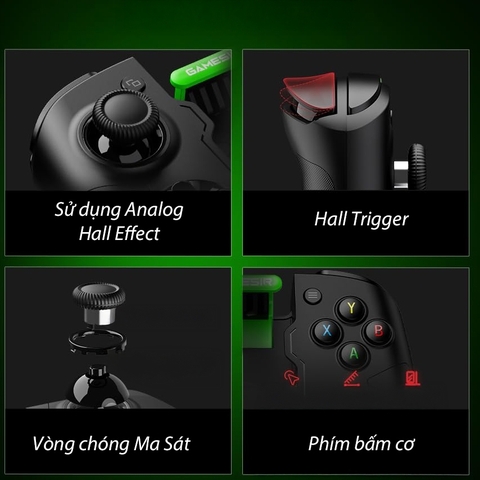 Tay Cầm GameSir X4 Aileron Bluetooth Mobile Gaming Controller cho Điện Thoại Android