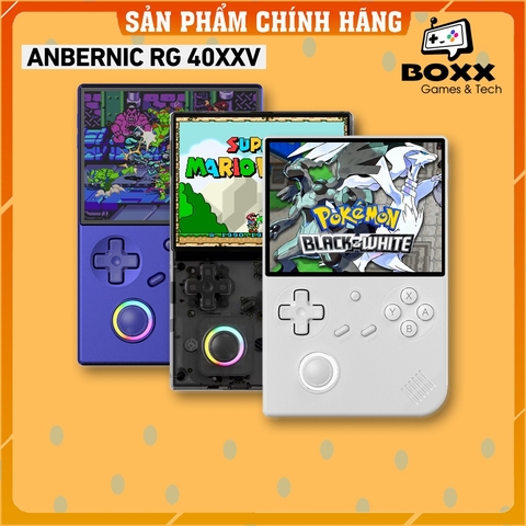 Máy chơi game cầm tay ANBERNIC RG 40XXV Game Retro điện tử cổ điển NES, SNES, PSP, PS1, NDS, PORTS