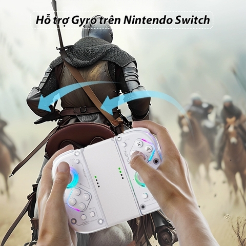 Tay cầm Aolion J20, Aolion J20 Joycons trang bị phím cơ, Hall Effect, Gyro, LED RGB