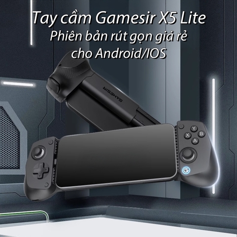 Tay Cầm GameSir X5 Lite Mobile Gaming Controller cho Điện Thoại