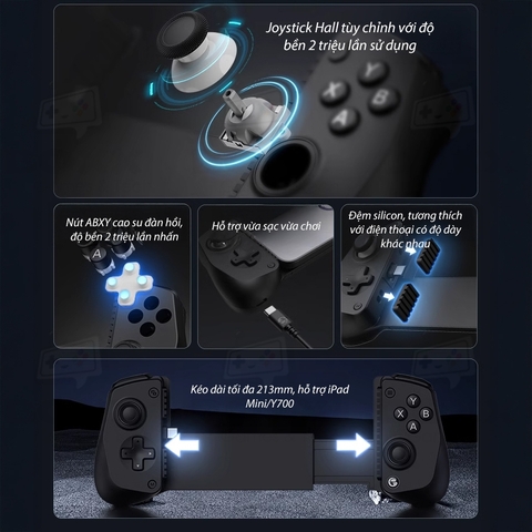 Tay Cầm GameSir X5 Lite Mobile Gaming Controller cho Điện Thoại