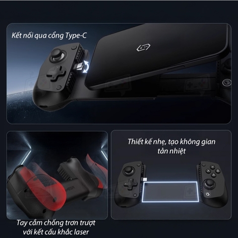 Tay Cầm GameSir X5 Lite Mobile Gaming Controller cho Điện Thoại