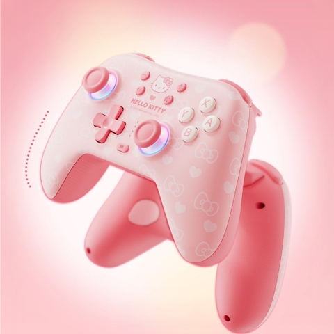 Tay cầm GeekShare Hello Kitty Wireless Controller cho Nintendo Switch, Windows