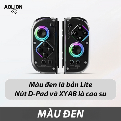 Tay cầm Aolion J20, Aolion J20 Joycons trang bị phím cơ, Hall Effect, Gyro, LED RGB