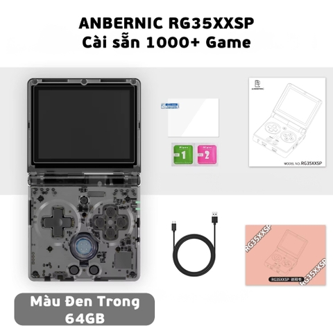 Máy chơi game cầm tay ANBERNIC RG35XXSP Game Retro điện tử cổ điển NES, SNES, SFC, PSP, PS1, GB, NDS, N64