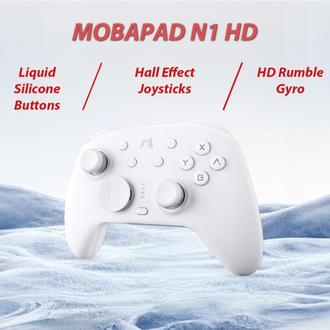 Tay cầm Mobapad N1 HD Liquid Silicone Buttons, Hall Effect, Macro cho Nintendo Switch, Windows
