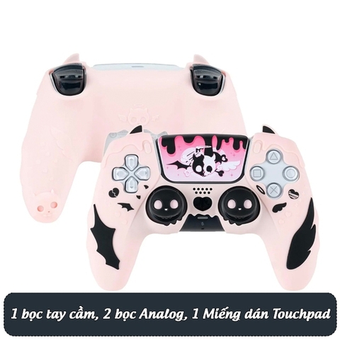 Bọc silicone Spider Man cho tay cầm PS5 Dualsense, ốp silicone cho tay cầm PS5 chính hãng GeekShare