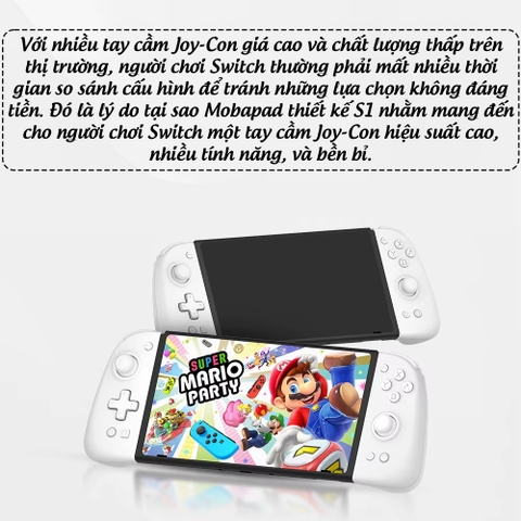 Tay cầm Mobapad S1 HD, Mobapad S1 S Joycons Hall Effect, Gyro, Macro, HD Rumble