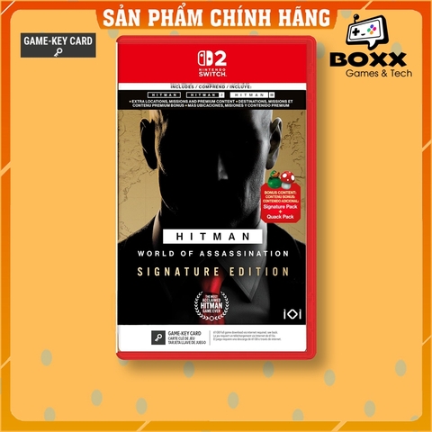 Băng Game HITMAN World of Assassination Signature Edition Nintendo Switch 2