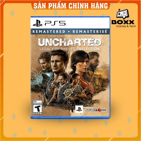 Đĩa Game Uncharted: Legacy of Thieves Collection PS5