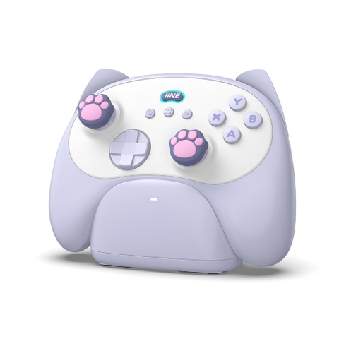 Tay cầm IINE Meow Kitten Controller kèm dock sạc cho Nintendo Switch, Máy Tính