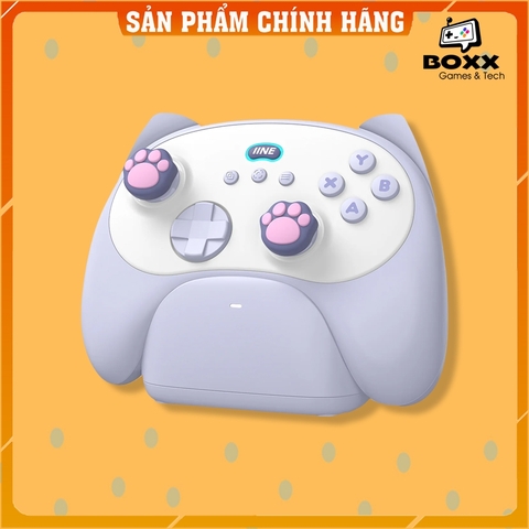 Tay cầm IINE Meow Kitten Controller kèm dock sạc cho Nintendo Switch, Máy Tính
