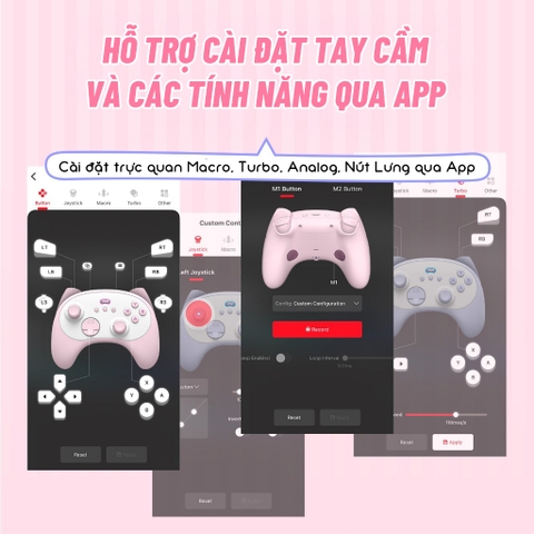 Tay cầm IINE Meow Kitten Controller kèm dock sạc cho Nintendo Switch, Máy Tính