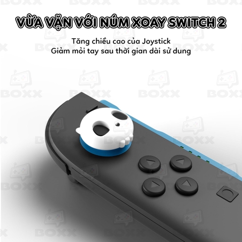 Núm bọc Analog GeekShare cho Nintendo Switch 2 bộ 4 nút chính hãng