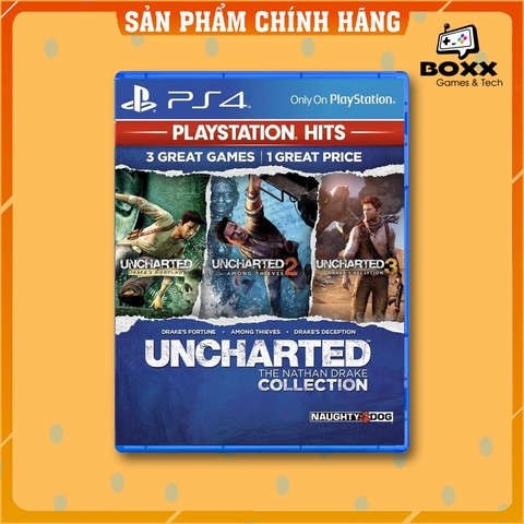Đĩa Game Uncharted: The Nathan Drake Collection PS4