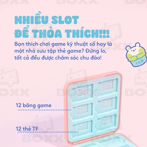 Hộp đựng băng game Nintendo Switch chính hãng GeekShare