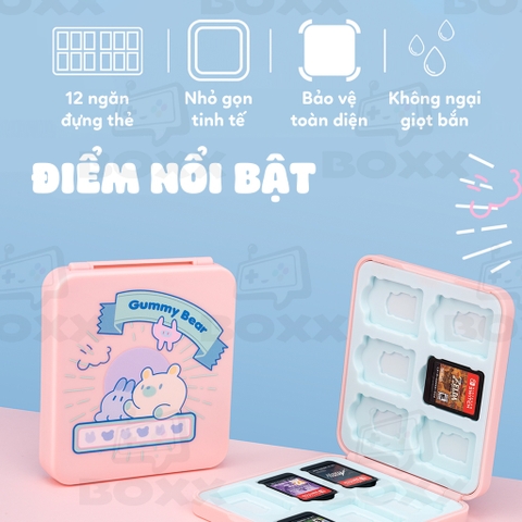 Hộp đựng băng game Nintendo Switch chính hãng GeekShare