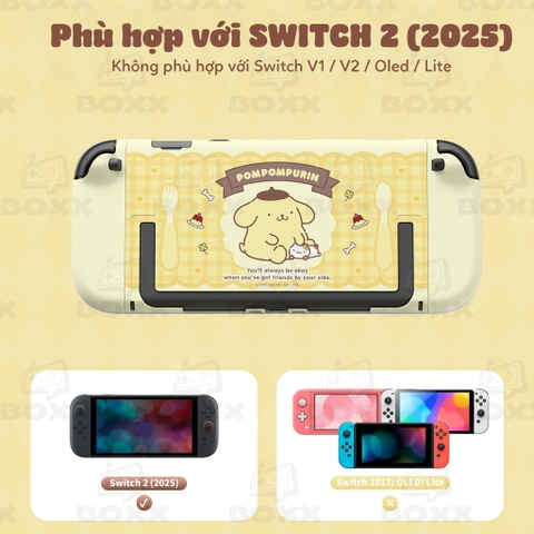 Case bảo vệ cho Nintendo Switch 2 chính hãng GeekShare Hello Kitty