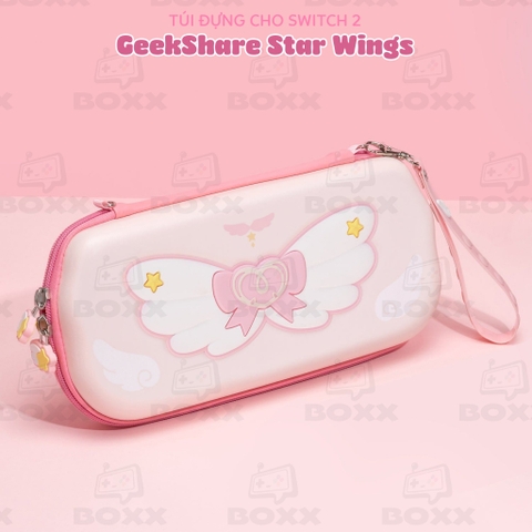 Túi đựng Máy Nintendo Switch 2 Chính Hãng GeekShare, GeekShare Star Wings Carrying Case for Switch 2