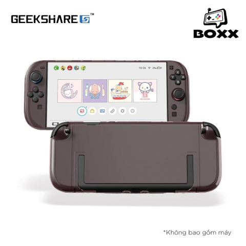 Case trong suốt chính hãng GeekShare cho Nintendo Switch 2, Ốp trong suốt cho Nintendo Switch 2