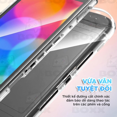 Case trong suốt chính hãng GeekShare cho Nintendo Switch 2, Ốp trong suốt cho Nintendo Switch 2