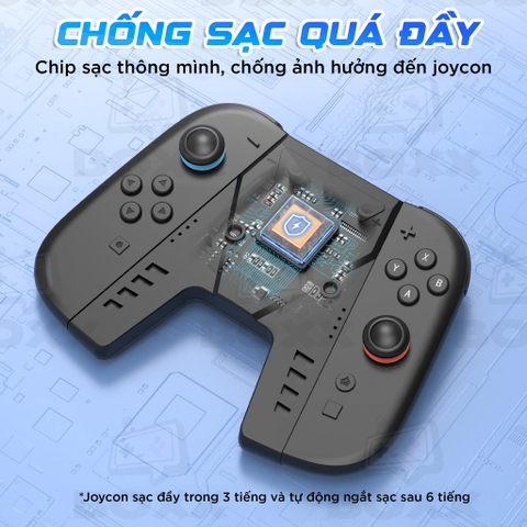 Grip Sạc Joy Con chữ V cho Nintendo Switch 2 chính hãng IINE
