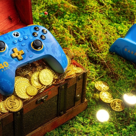 Tay cầm 8BitDo Ultimate 3 Mode Phiên bản Rare 40th Anniversary kèm Dock Sạc cho Laptop, PC, Xbox