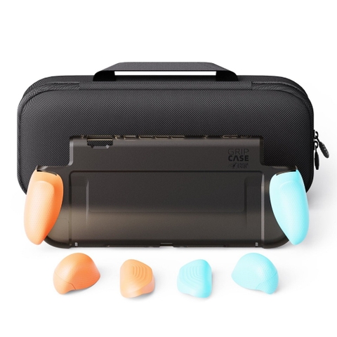 Ốp lưng GripCase chính hãng Skull & Co cho Nintendo Switch 2, Savage Raven GripCase Neon