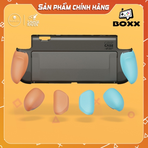 Ốp lưng GripCase chính hãng Skull & Co cho Nintendo Switch 2, Savage Raven GripCase Neon