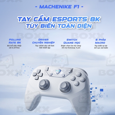 Tay cầm Machenike F1 FPS - Joystick TMR, Macro cho Nintendo Switch, PC, Laptop