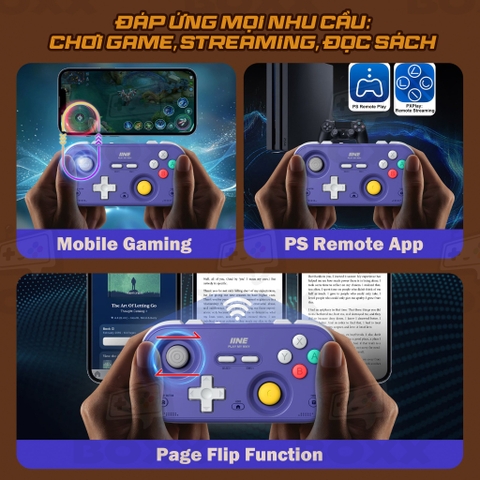 Tay cầm IINE Retro Pocket Game Controller cho Nintendo Switch