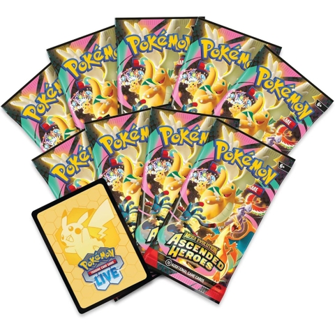 Hộp Elite Trainer Box Ascended Heroes Pokemon TCG full phụ kiện