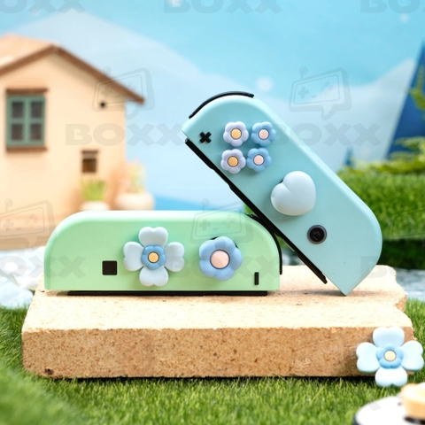 Núm bọc Analog + Nút Dán cho Nintendo Switch Oled chính hãng GeekShare