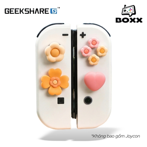 Núm bọc Analog + Nút Dán cho Nintendo Switch Oled chính hãng GeekShare