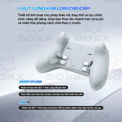 Tay cầm GuliKit TT MAX Controller cho Nintendo Switch, PC, Điện thoại, Steam Deck, Rog Ally