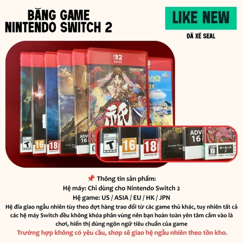 Băng Game Nintendo Switch 2 Like New đã qua sử dụng, ảnh thông tin 3