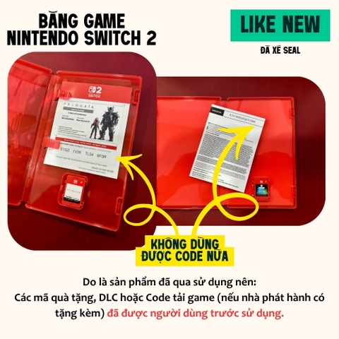 Băng Game Nintendo Switch 2 Like New đã qua sử dụng, ảnh thông tin 5