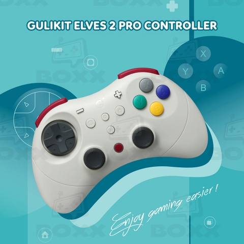 Tay cầm GuliKit Elves 2 Pro Controller cho Nintendo Switch, Nintendo Switch 2, Máy Tính, Điện thoại