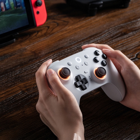 Tay cầm 8Bitdo Ultimate 2 Bluetooth Controller cho Nintendo Switch, Nintendo Switch 2 phiên bản Pikachu