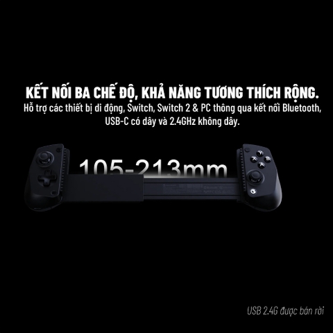 Tay Cầm GameSir X5s Wireless Mobile Game Controller cho Nintendo Switch, Điện Thoại