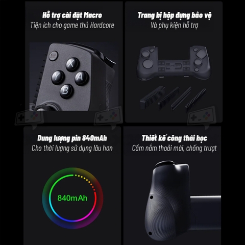 Tay Cầm GameSir X5s Wireless Mobile Game Controller cho Nintendo Switch, Điện Thoại