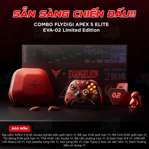 Tay cầm Flydigi Apex 5 phiên bản EVA Limited Edition