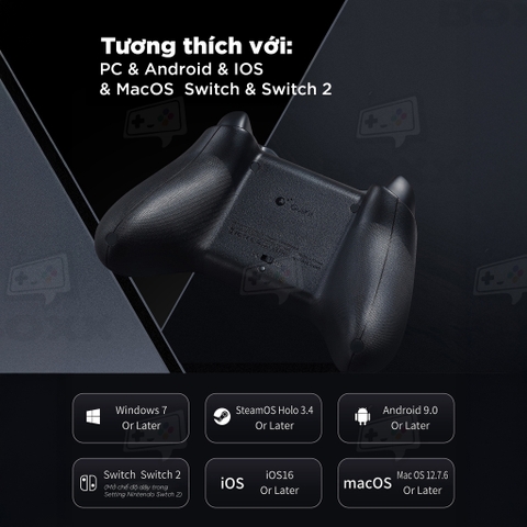 Tay cầm GuliKit ES PRO E-Sports Controller cho Nintendo Switch 2, Máy Tính, Điện thoại
